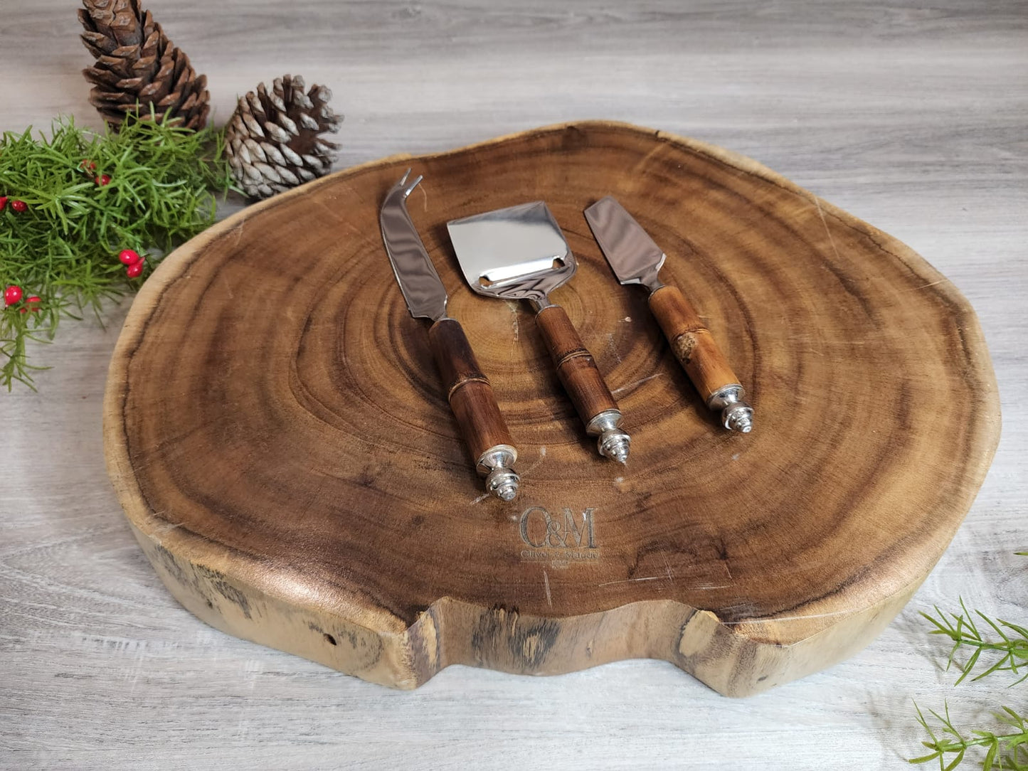 LA MADERA DE BAMBÚ Cheese Knife Set